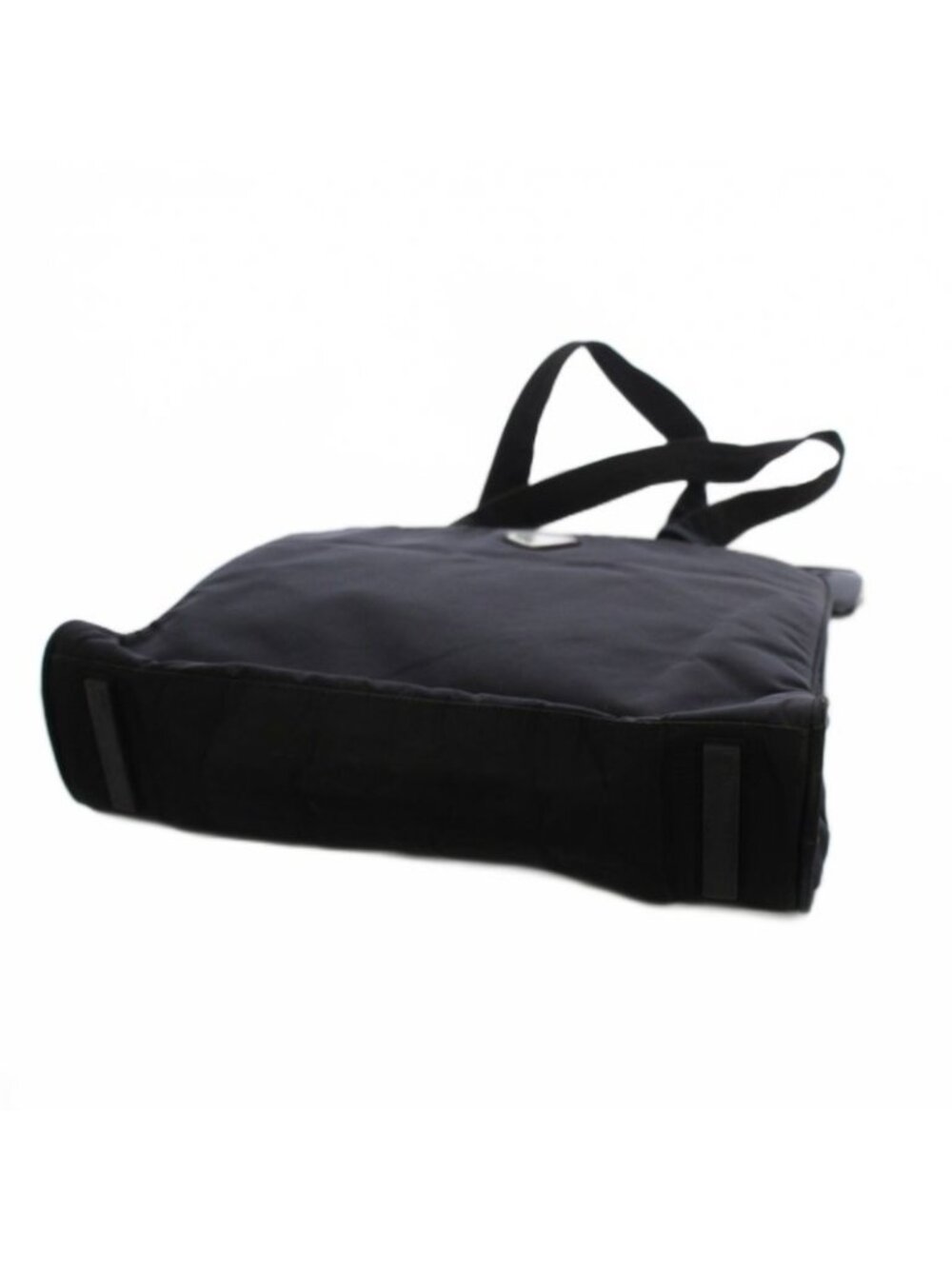 Prada Tote Triangle Plate Logo Nylon Black - Picture 4 of 9